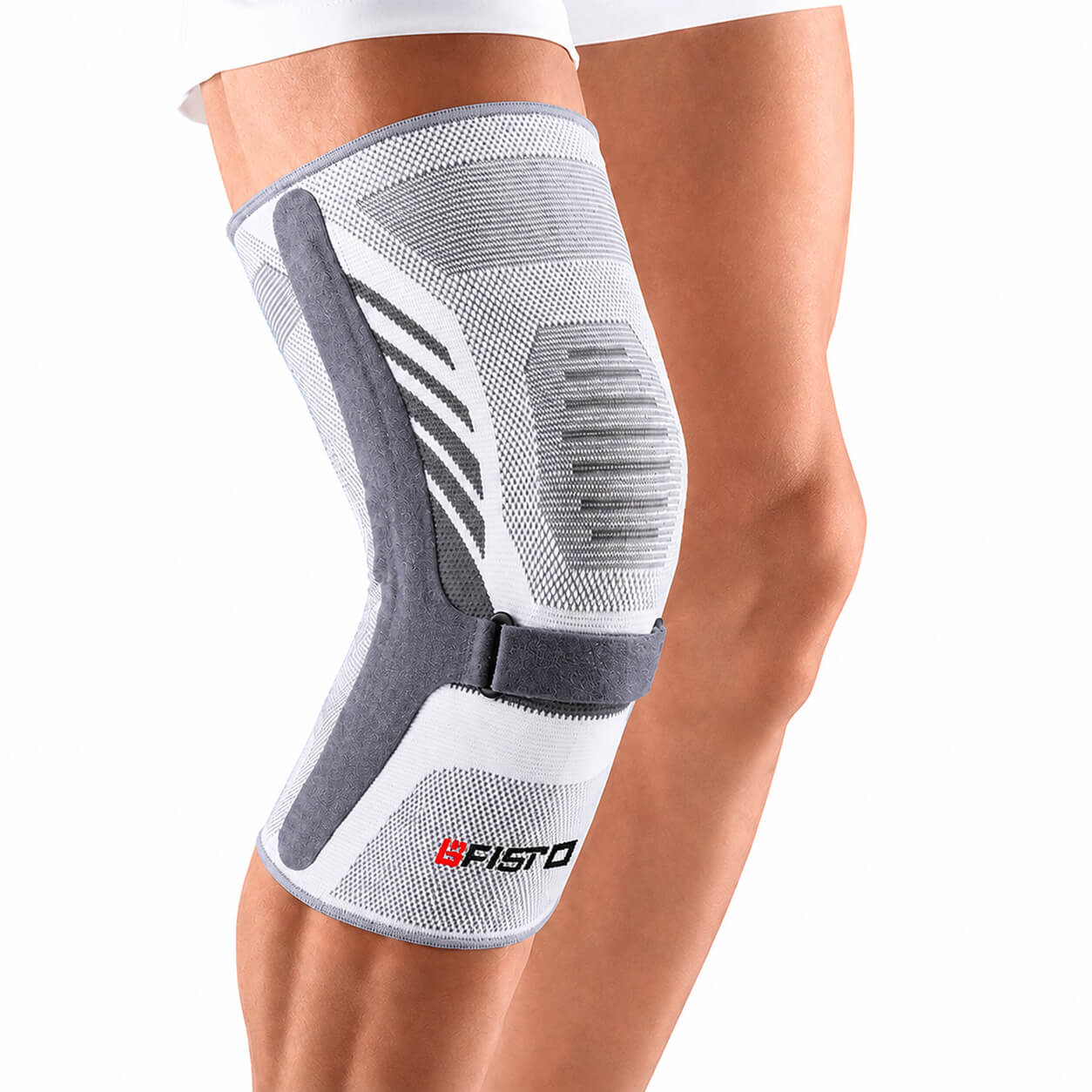 Knee Brace with Support Strips and Cross Straps-Lightweight Support Brace