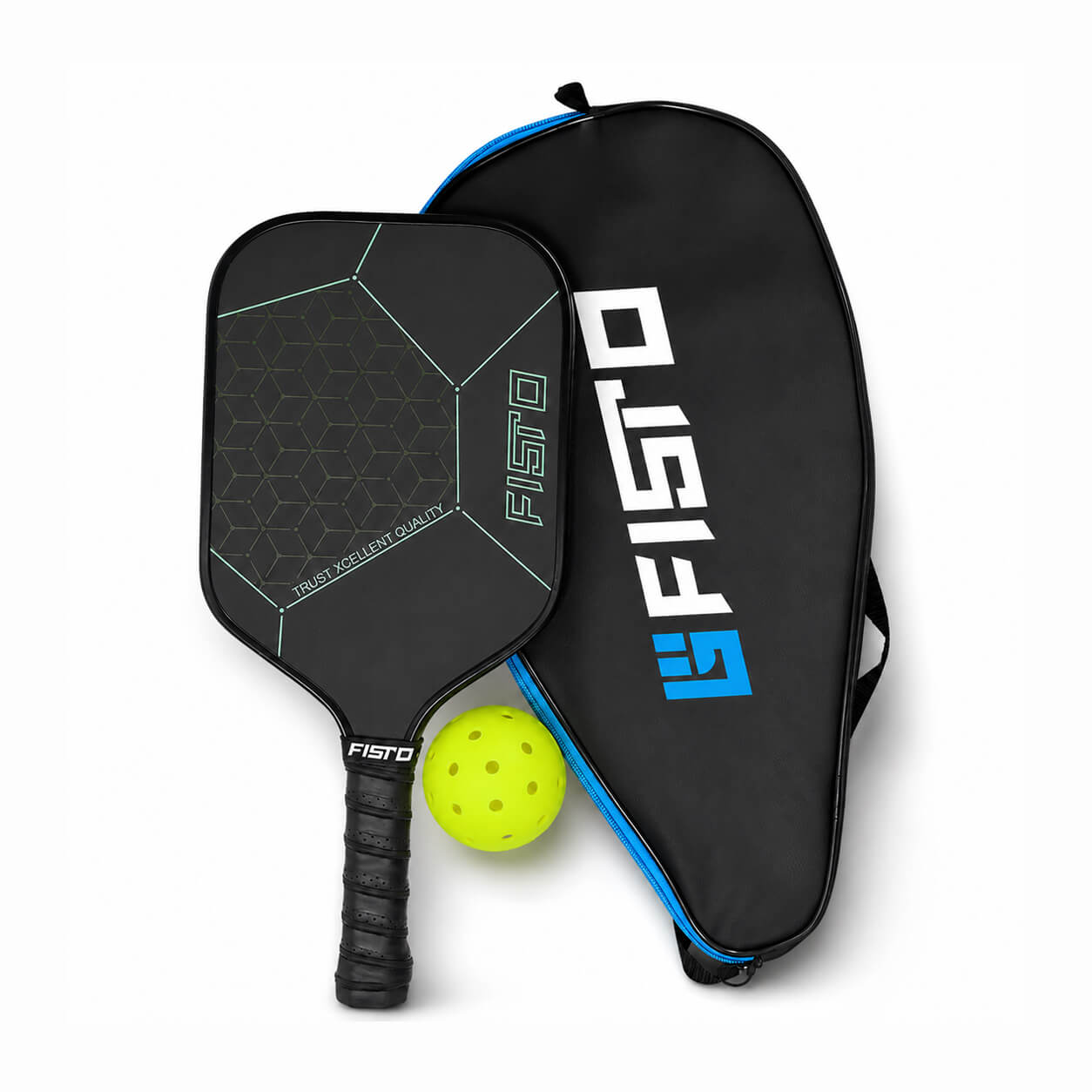 Premium Pickleball Paddle Set with 1 Ball