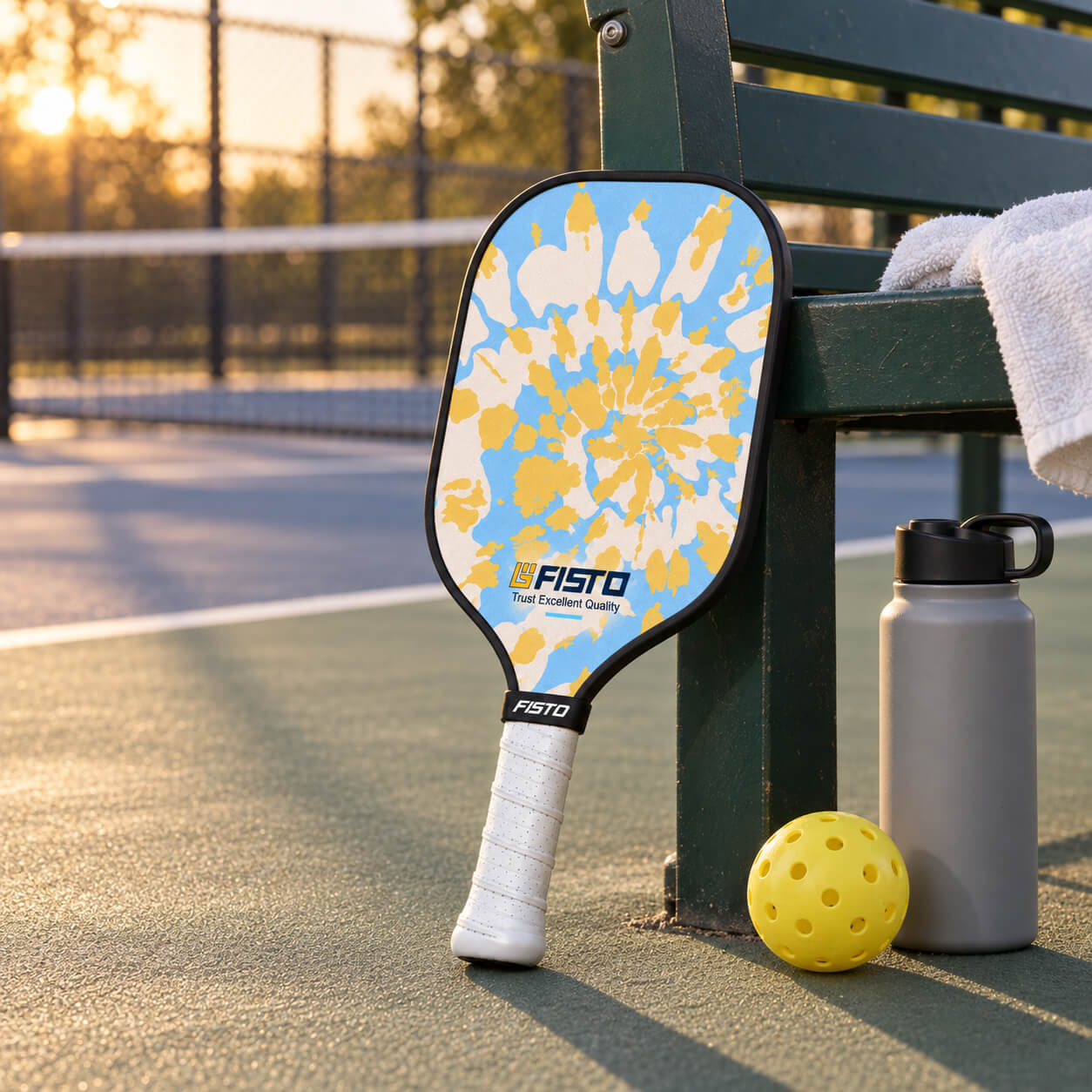 10mm Fiberglass Pickleball Paddle for Beginners