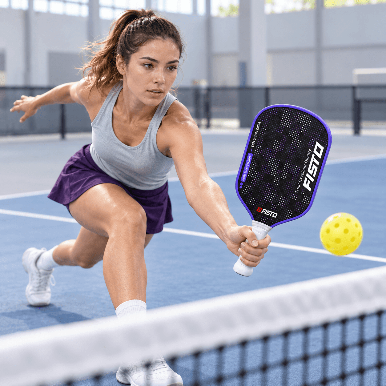 18K Carbon Fiber Pickleball Paddle 14mm EPP | Wholesale