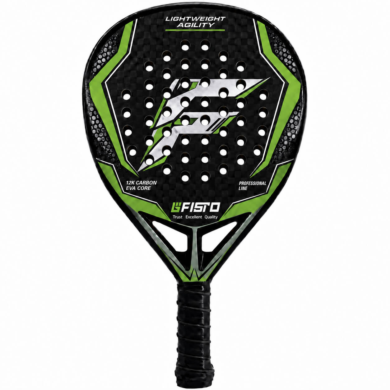 12K Carbon Fiber Padel Tennis Racket with Custom Logo Options