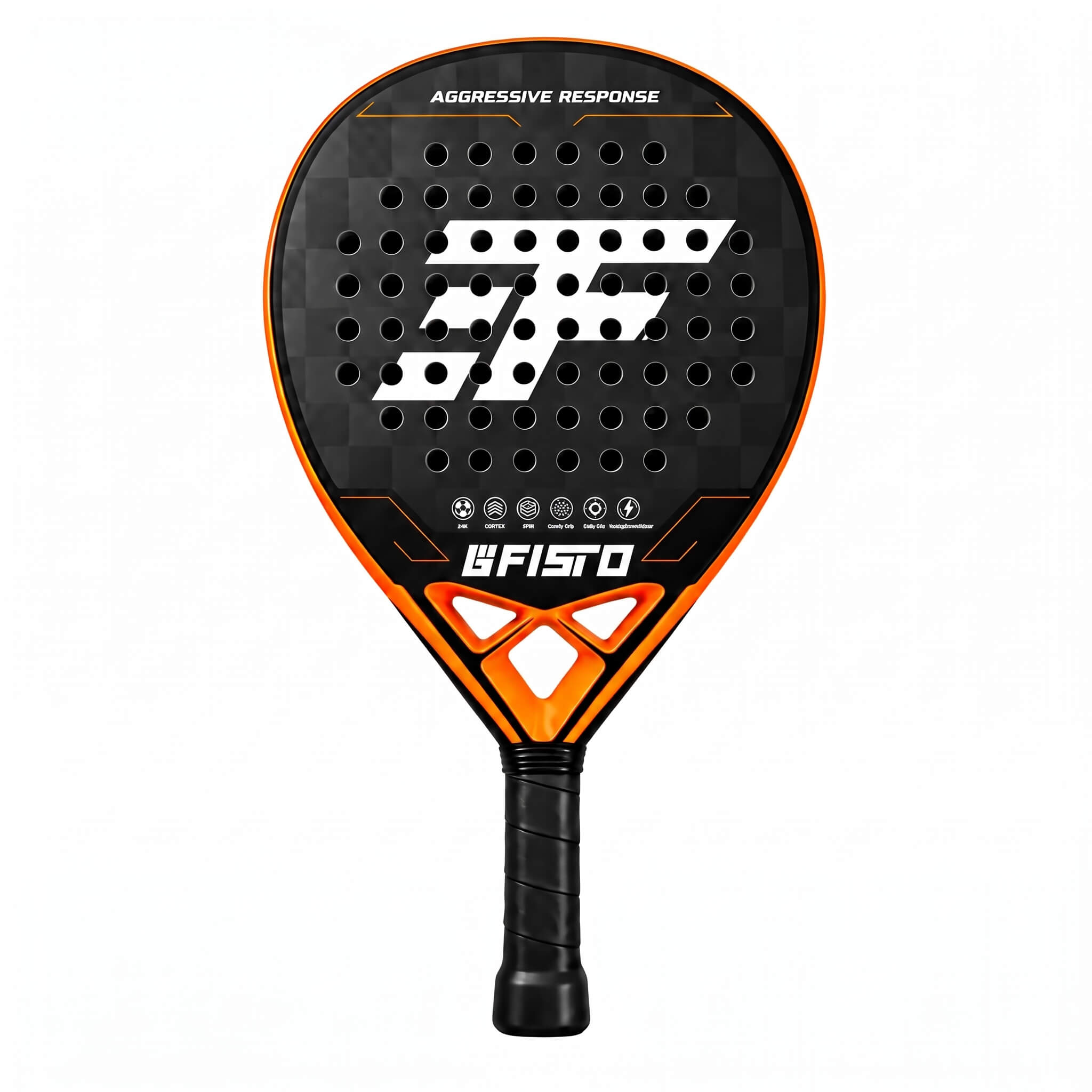 24K Carbon Padel Racket for Advanced Players with Custom Logo Options