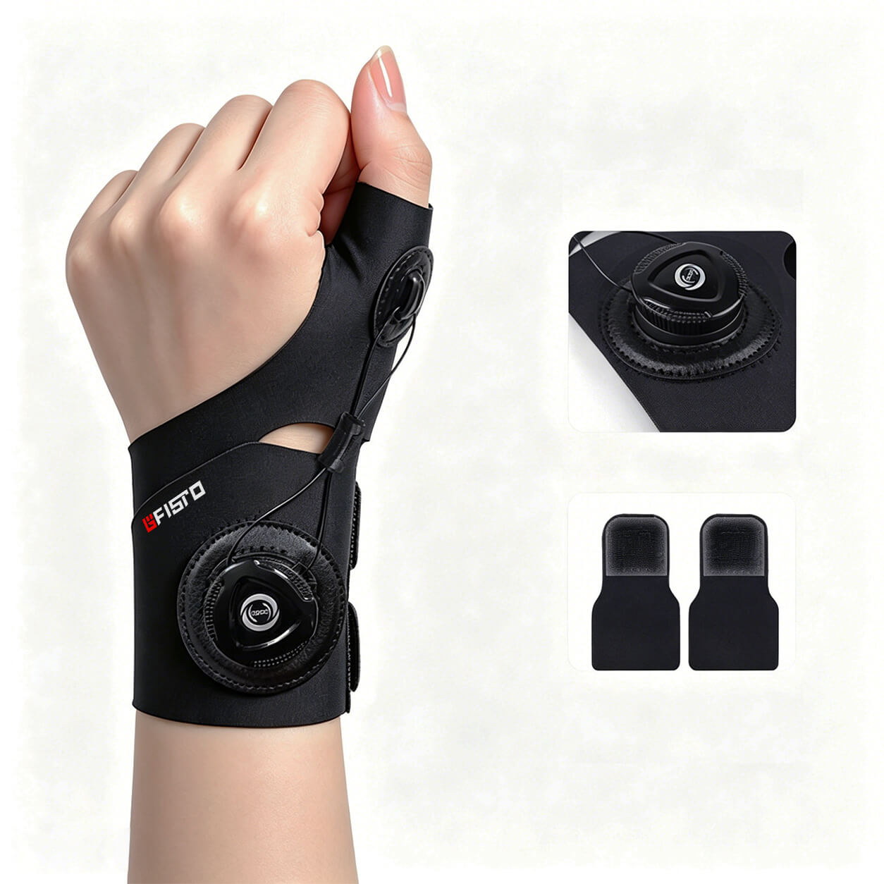 Adjustable Thumb Wrist Brace with Rotary Dial Thumb Stabilizer