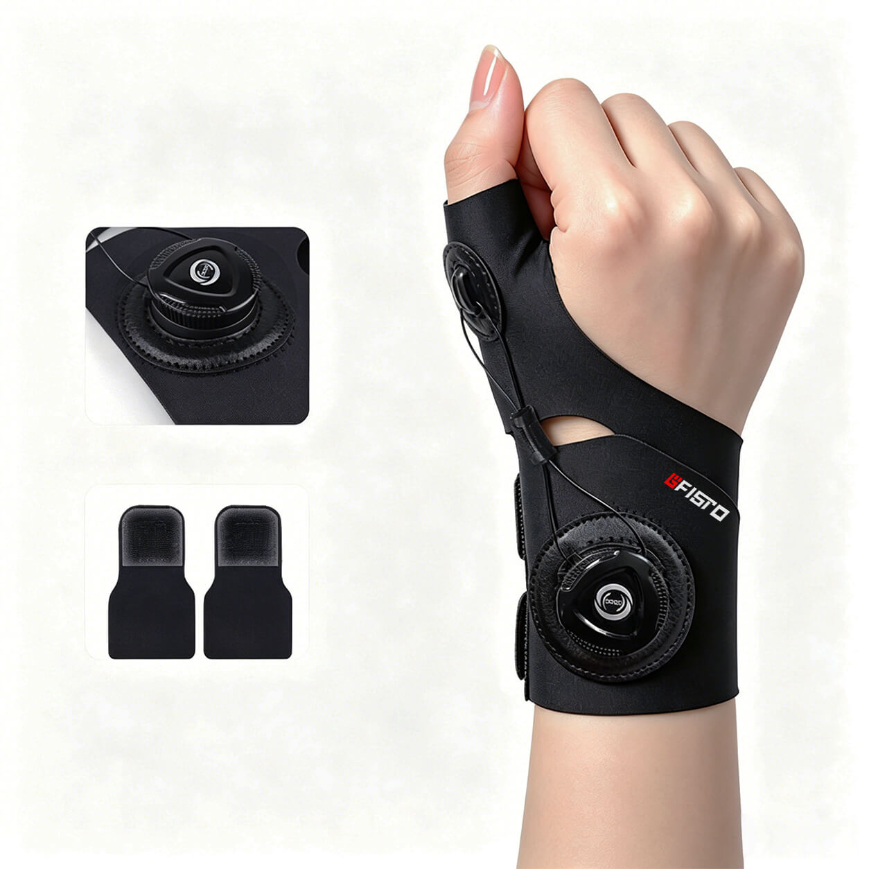Adjustable Thumb Wrist Brace with Rotary Dial Thumb Stabilizer
